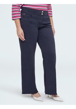 STRAIGHT FIT - Stoffhose - blu