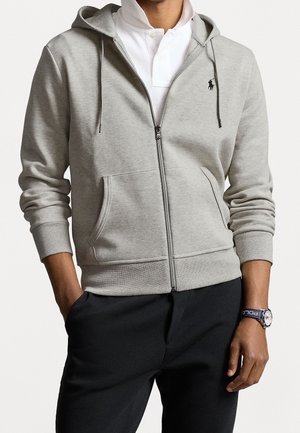 Sweater met rits - grey