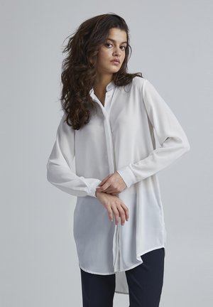 IHCELLANI LONG SH2 - Button-down blouse - cloud dancer