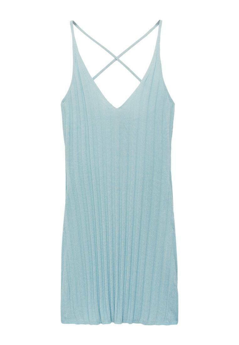 Mango Etui-jurk donkerblauw Mango Etui-jurk donkerblauw