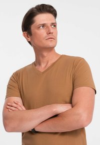 Ombre T-shirts basic - brown