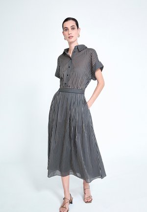 Vestido camisero - black