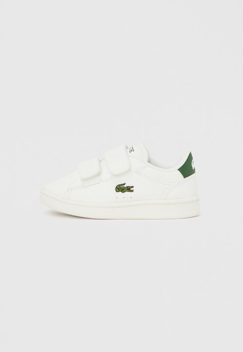 Lacoste CARNABY - Pantofi cu scai - white/dark green
