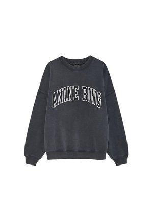 ANINE BING, ANINE BING MILES SWEATSHIRT NEW CLASSIC - WASHED BLACK - Felpa - black