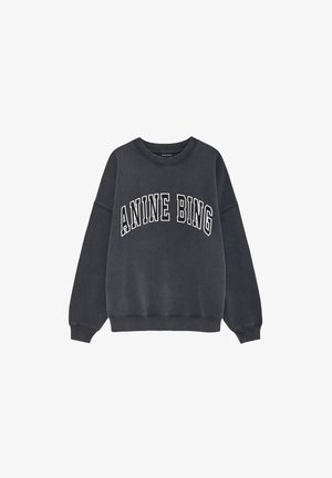 ANINE BING, ANINE BING MILES SWEATSHIRT NEW CLASSIC - WASHED BLACK - Felpa - black