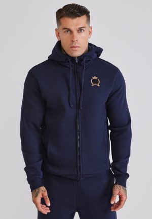 SIKSILK, ESSENTIALS FULL ZIP HOODIE - Sweat zippé - navy
