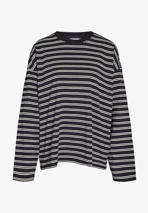 Noisy May, NMEMBER STRIPE - T-shirt à manches longues - black/white
