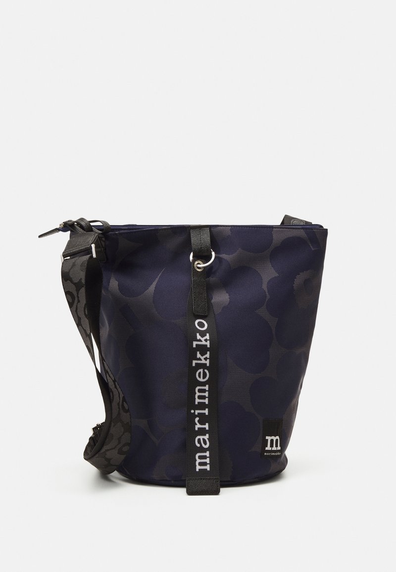 Marimekko ALL DAY BUCKET UNIKKO - Across body bag - dark navy/navy 