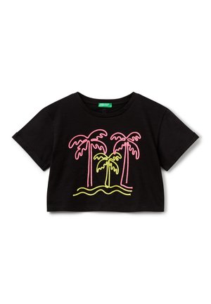 Print T-shirt - black