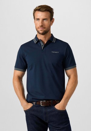 Hackett London, HACKETT LONDON POLO SHIRT HS MICRO TIP POLO - Polo - navy