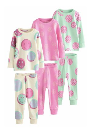 Next, Pyjama - pink green smile