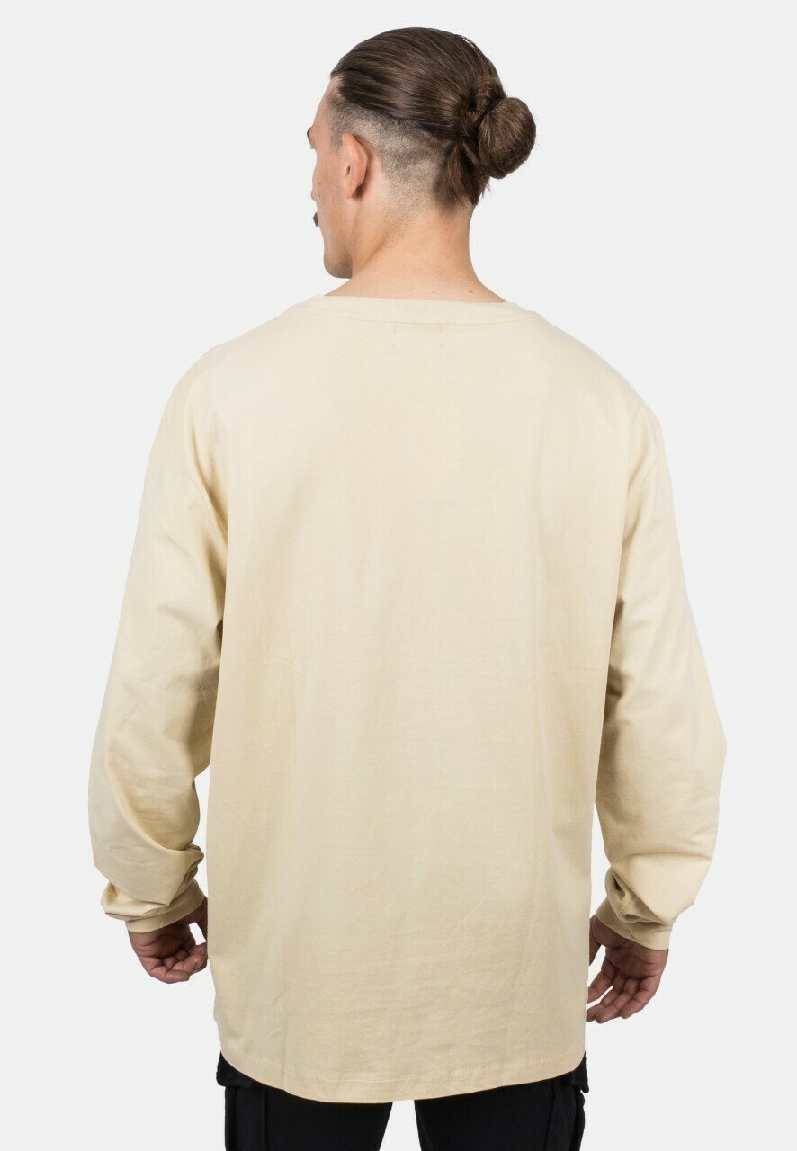 Blackskies OVERSIZED LONG SLEEVE UNISEX - Long sleeved top - beige