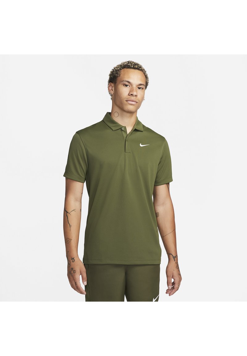 Nike Performance SOLID - Polo - rough green white