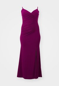 CINDY ROUCHED DRESS - Jersey dress - magenta