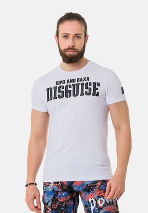 T-shirt print - white