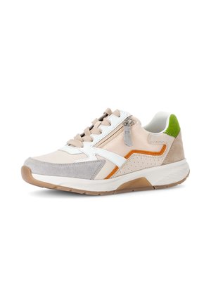 LOW - Sneakers laag - creme grey weiss k