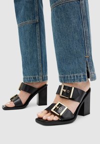 AllSaints CAMILLE - Ciabattine con tacco - black