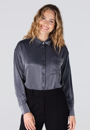LIEKE - Overhemdblouse - antraciet