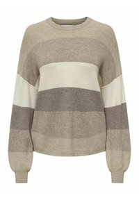 ONLATIA STRIPE - Camisola - feather gray
