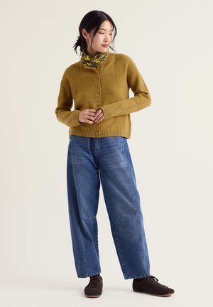 Seasalt Cornwall, SEASALT CORNWALL COWETH CARDIGAN - Vest - yellow - golden pear