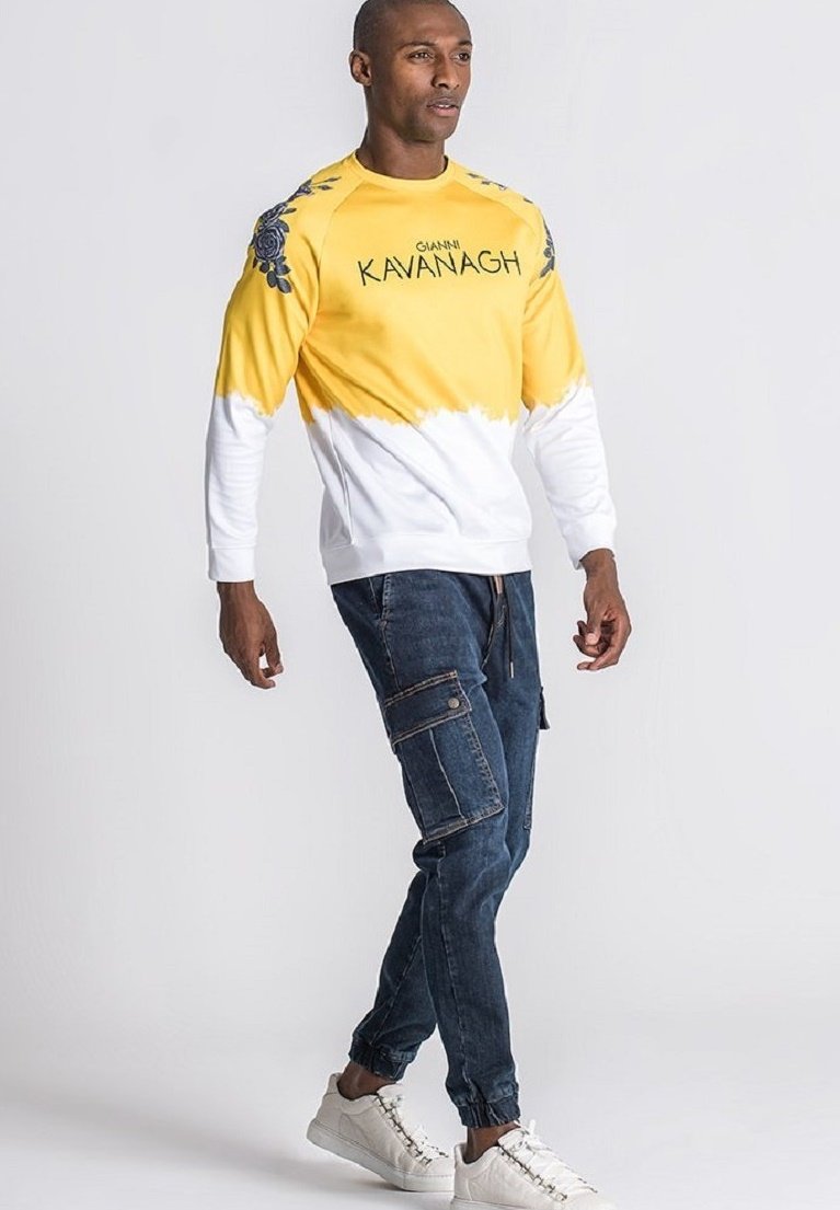 Gianni Kavanagh Sudadera - yellow/amarillo - Zalando.es