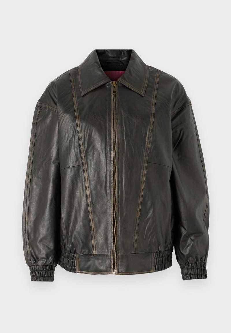 JJXX Imitatieleren jas zwart JJXX Imitatieleren jas zwart