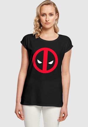 DEADPOOL  LARGE - Print T-shirt - black