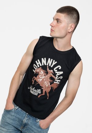 JOHNNY CASH NASHVILLE CONCERT - Top - black