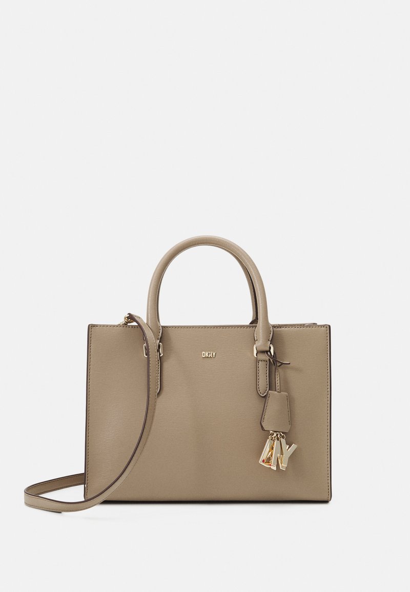 DKNY Sac à main Sac à épaule bandoulière Perri SM Box Satchel Bag Logo / Black Noir
