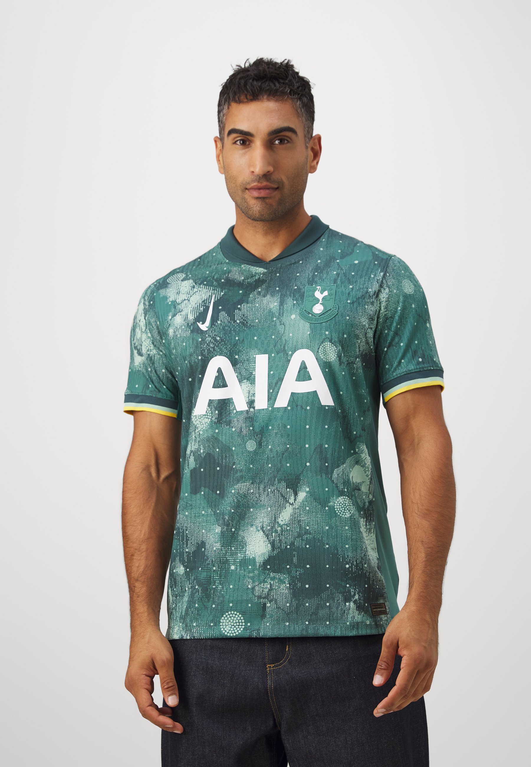 enamel green nike shirt