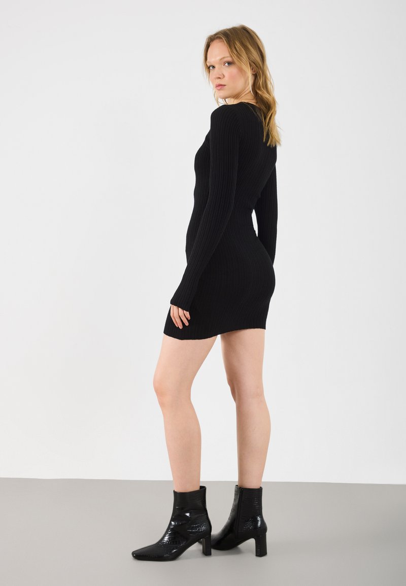 Even&Odd Wide Fit High heeled ankle boots - black - Zalando.co.uk