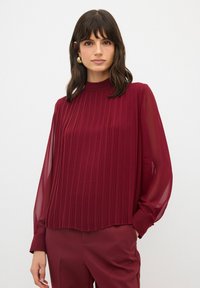 adL PLEATED  - Blouse - claret red