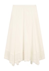 MIDI WITH SEAM DETAILS - Gonna a campana - beige