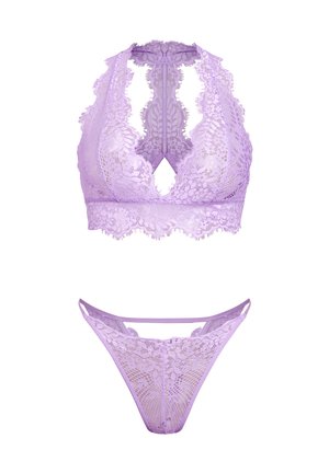 Cupshe, ELEGANT LACE LINGERIE SET - Ondergoedset - mauve