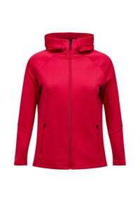 RIDER ESSENTIALS ZIP HOOD - Fleecejakke - kirschrot