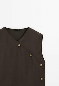 Massimo Dutti Bodywarmer - mottled dark brown