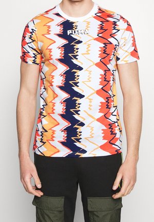 T-shirt med print - white