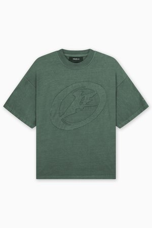 FAVELA PATCH UNISEX - T-shirt imprimé - green washed