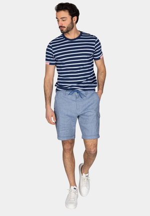 Print T-shirt - navy