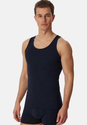 2ER PACK  ÄRMELLOS - Undershirt - blau
