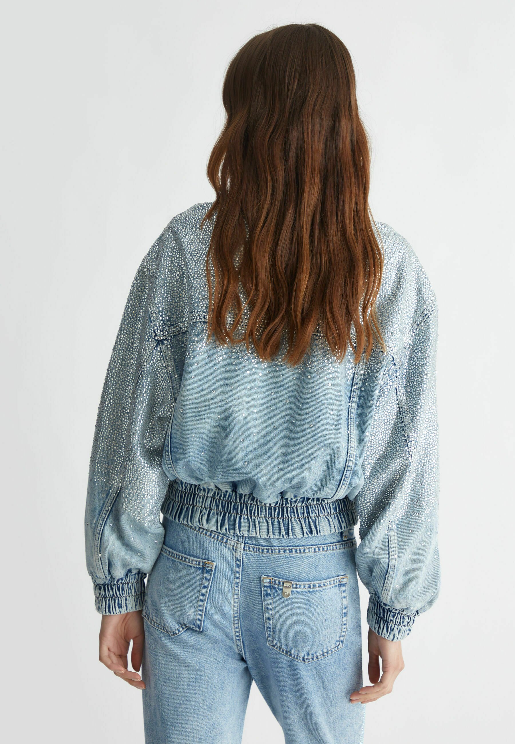 LIU JO - Kurtka jeansowa/niebieski denim - Zalando.pl