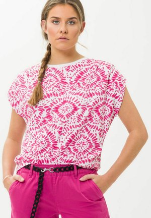 BRAX Style Cora T-Shirt Donna – Cotone E Modal, Scollo Tondo, Manica Corta