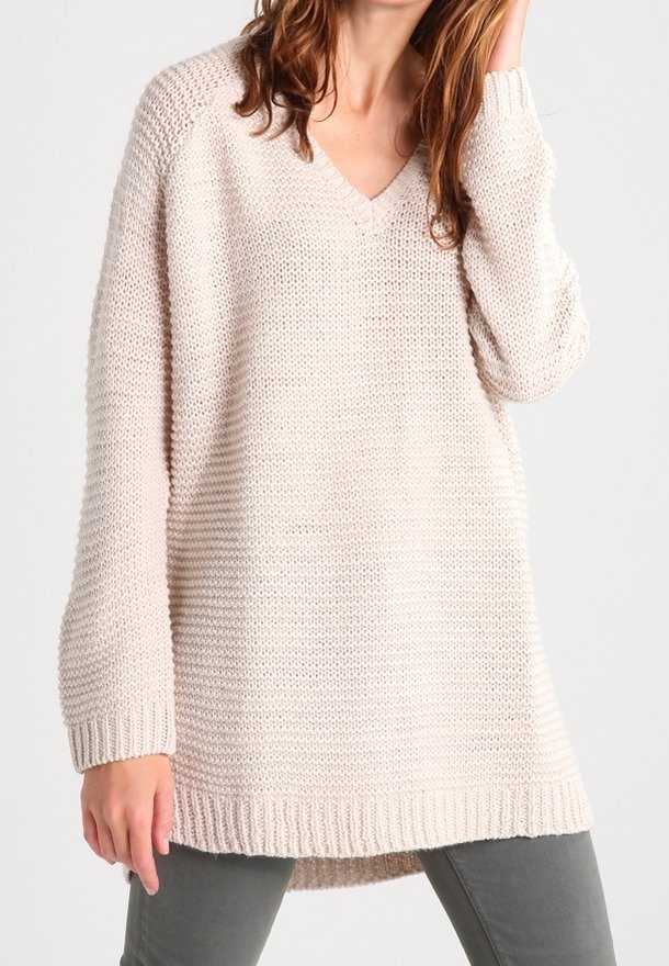 TOM TAILOR DENIM Strickpullover - beige