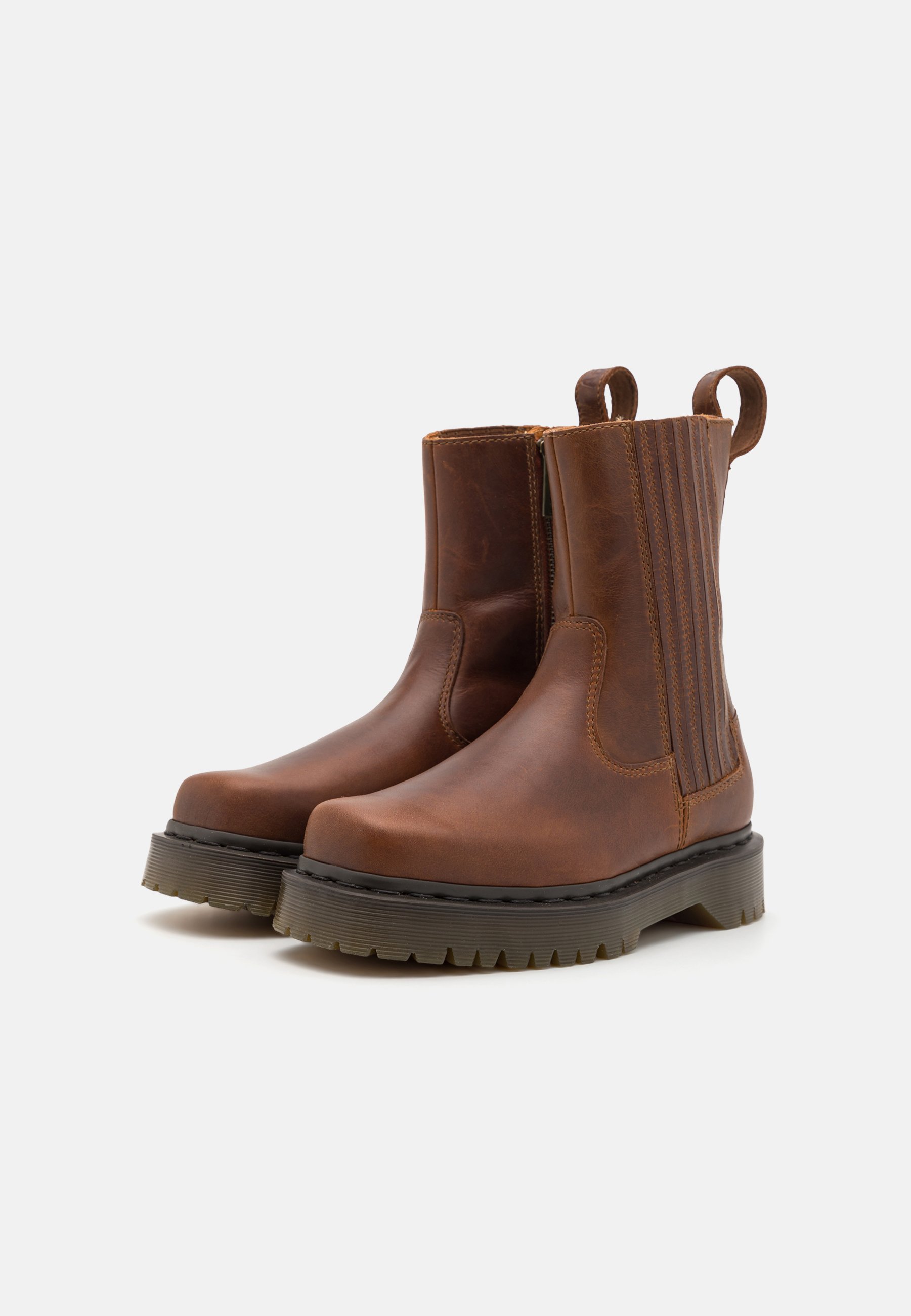 Dr. Martens AMAAYAH LO - Platform ankle boots - butterscotch/brown