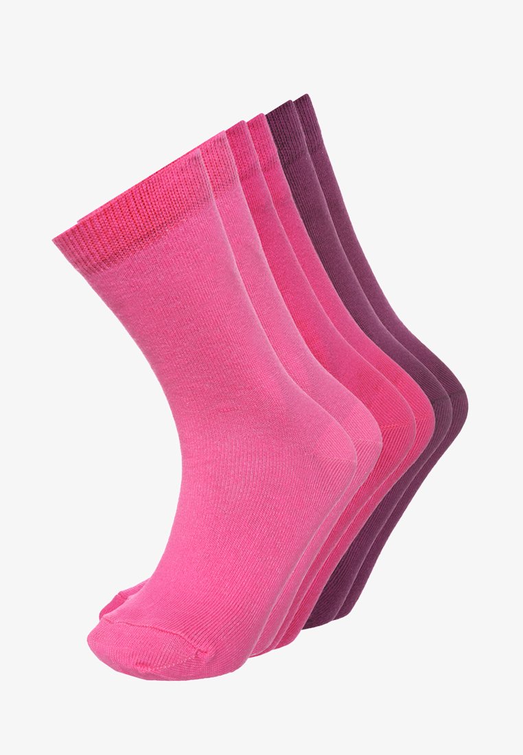 Ewers - PLAIN UNISEX 6 PACK - Strumpor - himbeere/phlox/fuchsia, Förstora