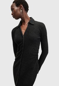 AllSaints CONNIE MIDI - Abito a camicia - black