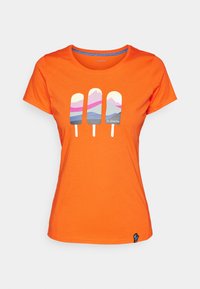 ICY MOUNTAINS T-SHIRT - T-Shirt print - cherry tomato