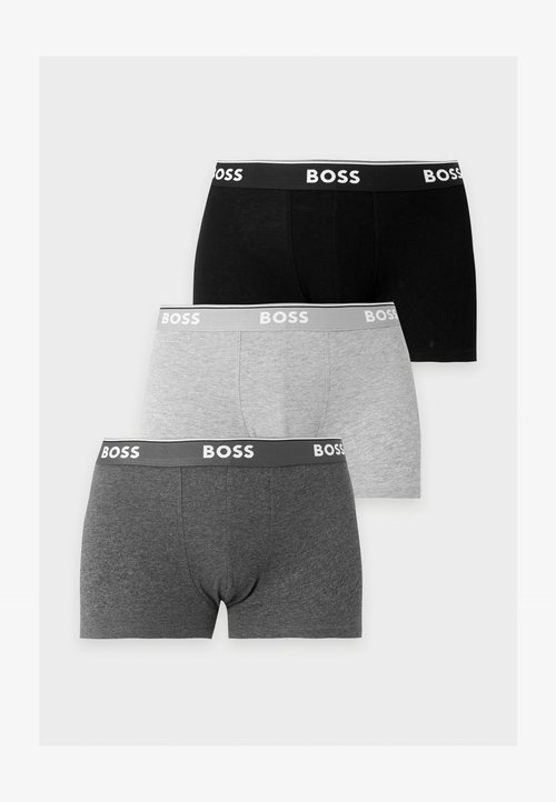 BOSS POWER 3 PACK - Chiloți boxer - open grey