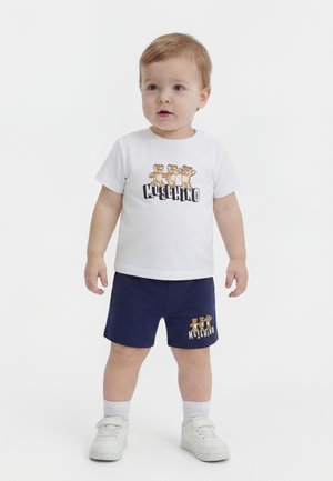 BABY UNISEX SET - Pantaloni scurți - white/blue navy