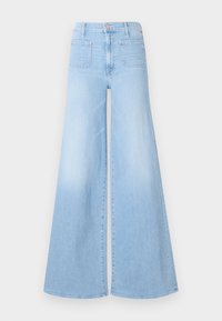 PATCH POCKET UNDERCOVER SNEAK - Wide leg - light blue denim